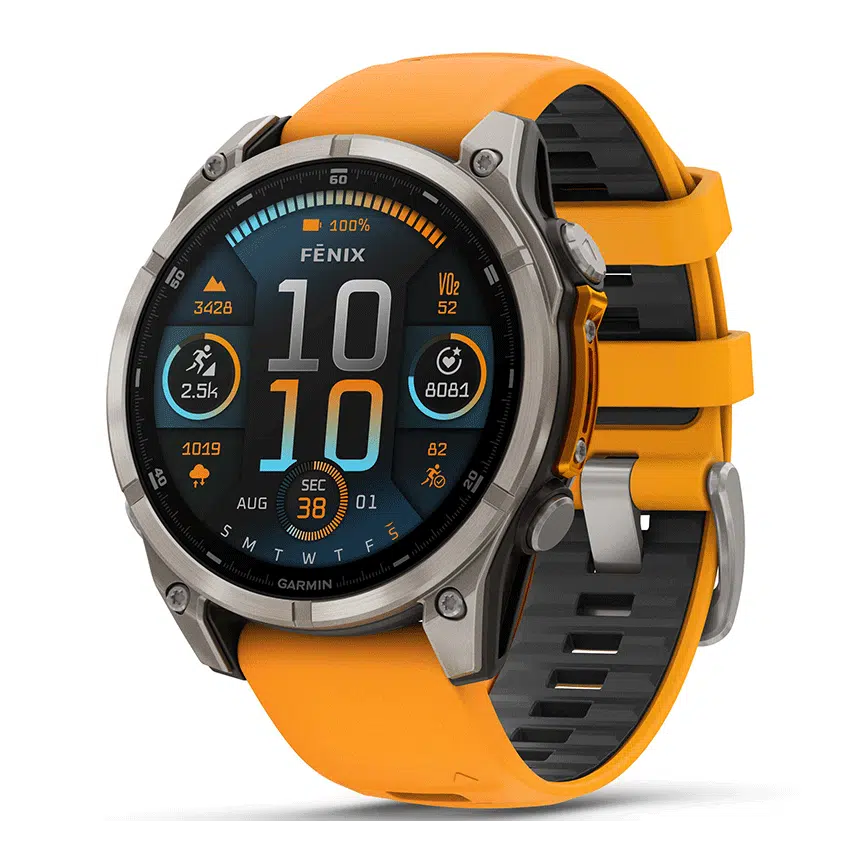 שעון ספורט Garmin fēnix® 8 – 47mm AMOLED Sapphire TITANIUM