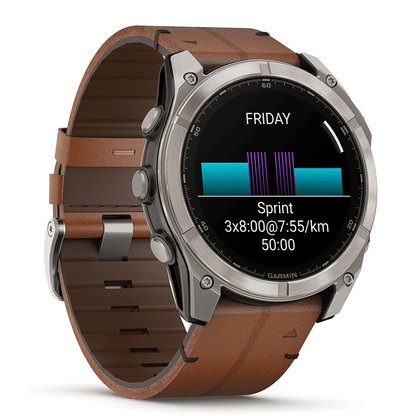 שעון ספורט Garmin fēnix® 8 – 51mm AMOLED Sapphire TITANIUM