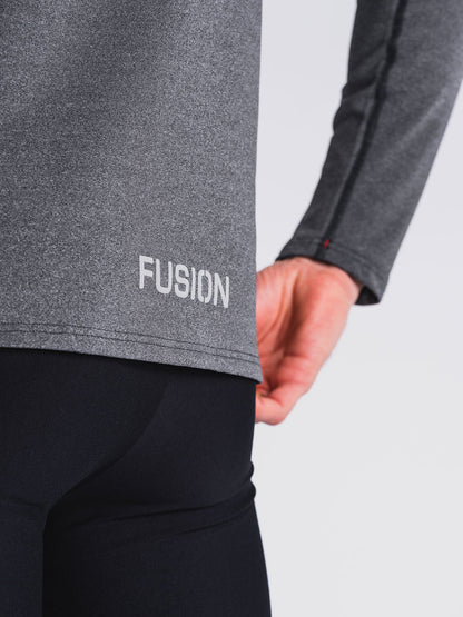 חולצת ריצה FUSION MENS C3 Zip Neck